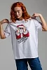 Футболка унисекс 8525 / красиво+белый №4
