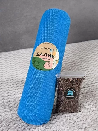 Подушка «Валик» с лузгой гречихи