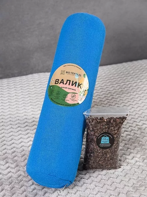 Подушка «Валик» с лузгой гречихи