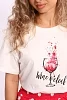 Женский костюм с шортами 88116 / молочный №4