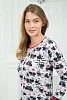 Пижама женская из кулирки Олененок / Кошки №8