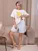 Женский костюм с шортами мод.2227 / Голубой №4