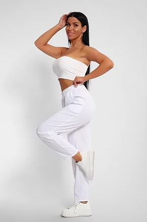 Женские брюки 32803 / белый