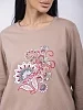 Женский костюм с брюками мод.2274/1 / Бордовый №6