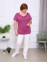 Футболка женская Роуз / брусничный