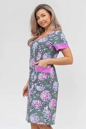 Женский халат 36894 / хаки