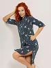 Женская рубашка-халат "Сафари" / Фламинго арт.к3269фг №10