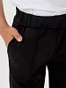 Детские школьные брюки-01(д) / черный №4
