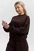 Женский костюм с брюками 37014 / коричневый №10