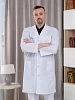 Халат медицинский мужской М-015 Тиси / белый №3
