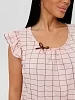 Женская сорочка Сор-05(К) / Бежевый (клетка) №4
