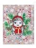 Полотенце кухонное рогожка купон / Новогоднее (в ассортименте) №6