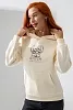 Женская толстовка 8565 / молочный+стич №4