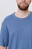 Мужской костюм 2107 / Серо-голубой №7