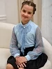 Детская блузка "Олимпия" длинный рукав №1