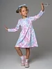 Детское платье Эля / розовая буря