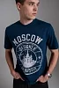 Мужская футболка 8503/1 / изумруд+Москва №3