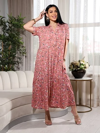Платье женское Жаклин-2 751 / коралловый