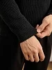 Мужской свитер на молнии 14643 / черный №16