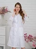 Халат медицинский женский М-038 Тиси / белый/розовый №14