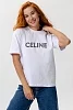 Женская футболка 8506/1 / белый+CELINE №1
