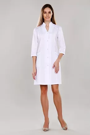 Халат медицинский женский М-023 Тиси / белый