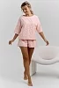 Женский костюм с шортами 37043 / персиковый №4