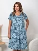 Женский халат на молнии Кайя / зелёный №9