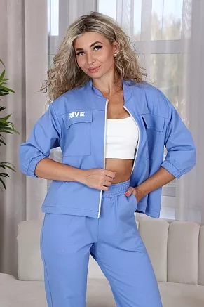 Женский костюм 24739 / голубой