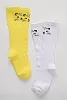 Детские гольфы Лео (набор 2 пары) / белый, желтый №1