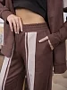 Женский костюм с брюками мод.2254 / коричневый №8