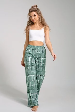 Женские брюки 36940 / зеленый