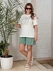 Костюм женский с шортами Сюрприз К-968 / молочный №6