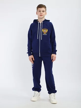Детский костюм с брюками "Марафон" / василек