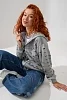 Женская толстовка 67181 / винтаж серый №23