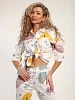 Женская пижама с брюками Мишель / Молочный №14