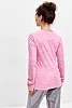 Лонгслив женский из кулирки / Розовый макси №19