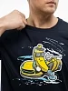 Мужской костюм мод.2020/1 / Синий, желтый №2