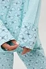 Женская пижама с брюками 2058 / Ментоловый №9
