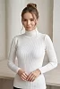 Женская водолазка 14648У / белый