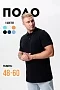 Футболка-поло мужская 14401 / черный