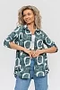 Женская туника 36723 / зелёный №5