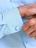 Мужская рубашка форменная Полиция (длинный рукав) / Голубой №2