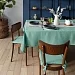 Скатерть рогожка "Волшебная Ночь" / Бирюза (упаковка 2) №1