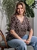 Женская футболка Авеню / коричневый №3