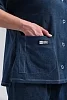 Женский костюм с брюками 8493 / джинс №1