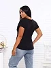 Женская футболка 790 / Черный №6