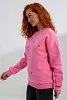 Женский свитшот 8569 / розовый+пчелы №8
