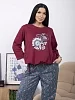 Женский костюм с брюками мод.2274 / Зеленый №6