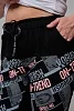 Женские брюки 7496 / черный №6